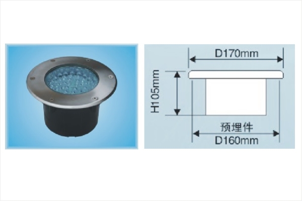 LED170地埋不锈钢水下灯