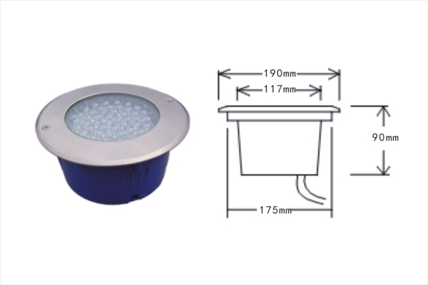 LED190地埋不锈钢水下灯
