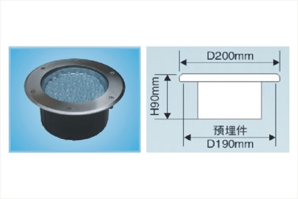 LED200地埋不锈钢水下灯